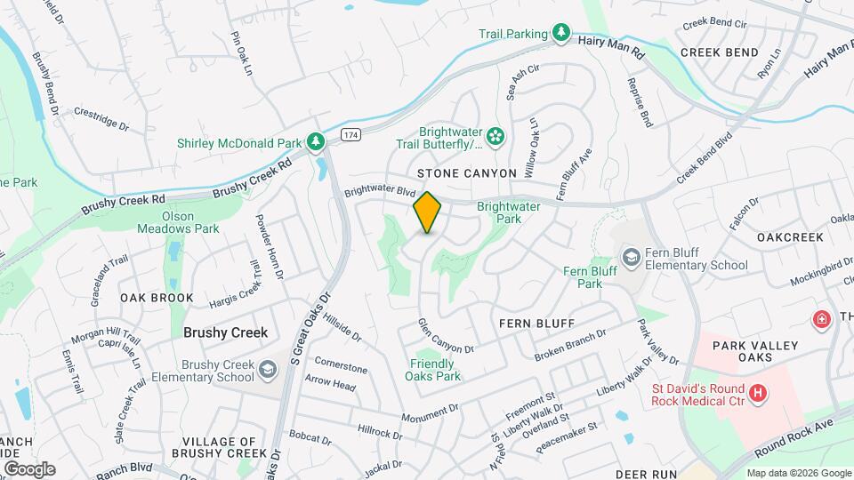 8811 Glen Canyon Dr Map and Location Details