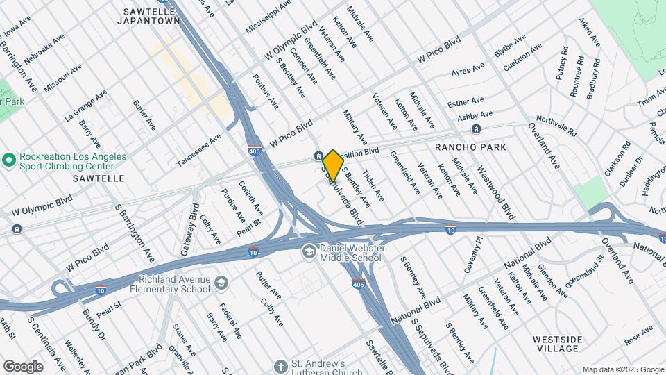 2555 S Sepulveda Blvd Map and Location Details