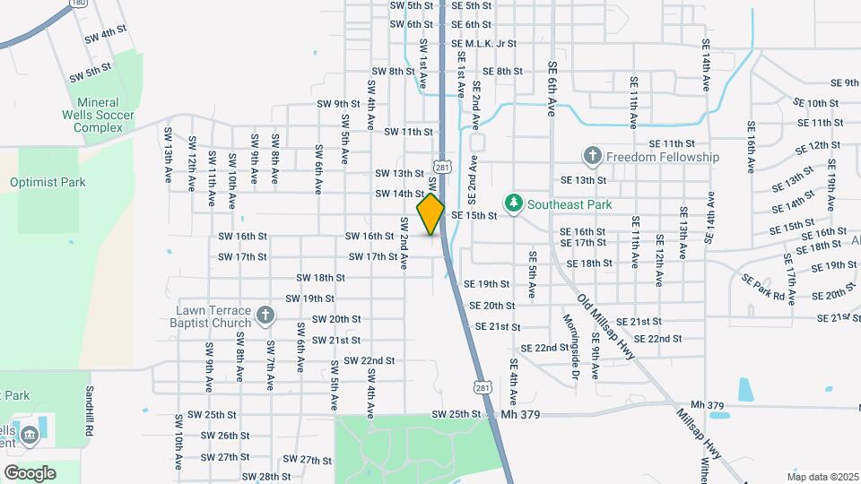 1702 SW 1st Ave Map and Location Details