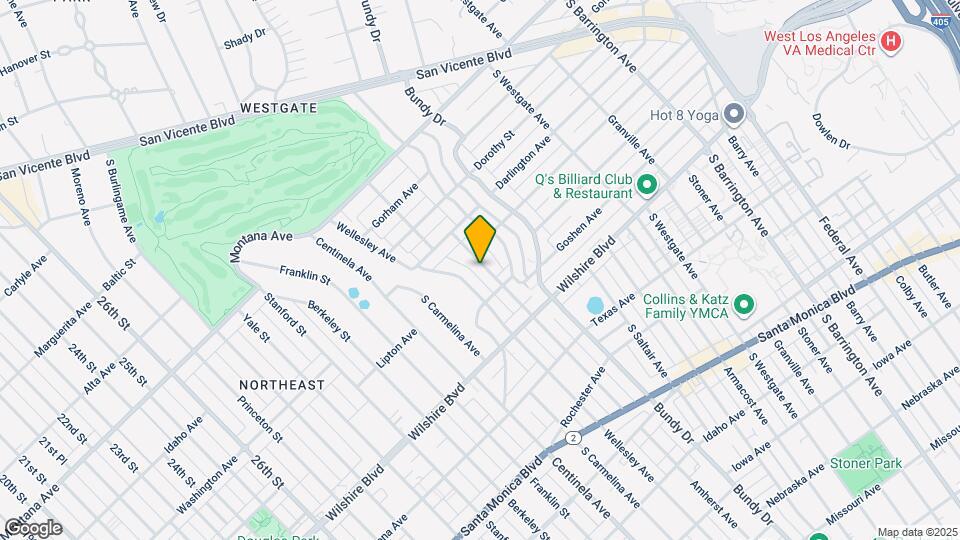 1019 Amherst Ave Map and Location Details