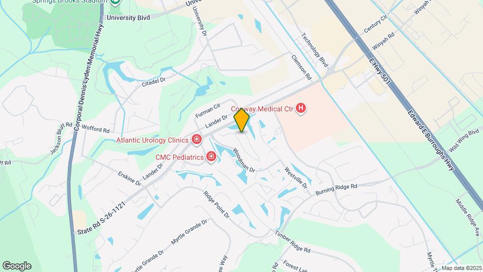 425 Myrtle Greens Dr Map and Location Details