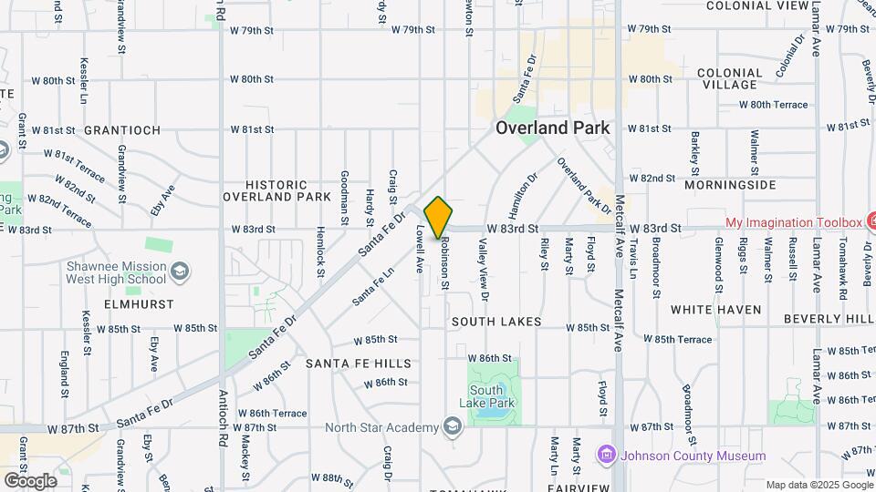 8316 Robinson St Map and Location Details