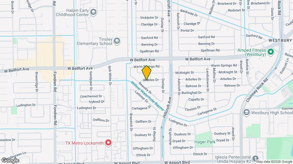 6011 Arboles Dr Map and Location Details