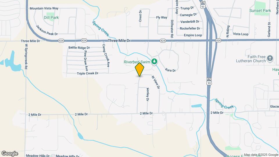 124 W View Dr Map and Location Details