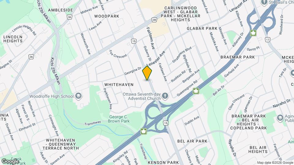 944 Woodroffe Ave Map and Location Details