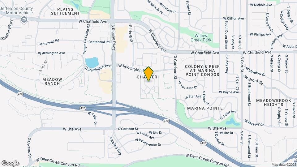 8496 S Hoyt Way Map and Location Details