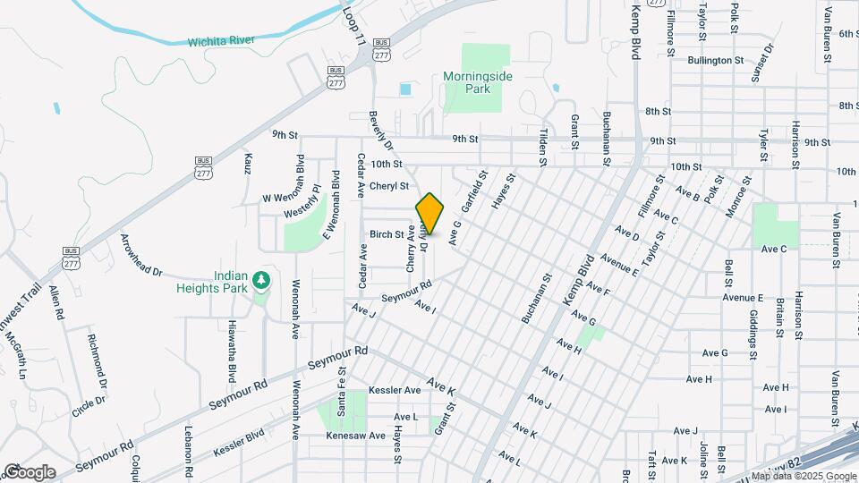 1613 Beverly Dr Map and Location Details