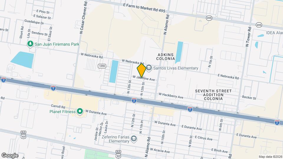 1203 Jasmine Ave W Mapa y Detalles de la Ubicación
