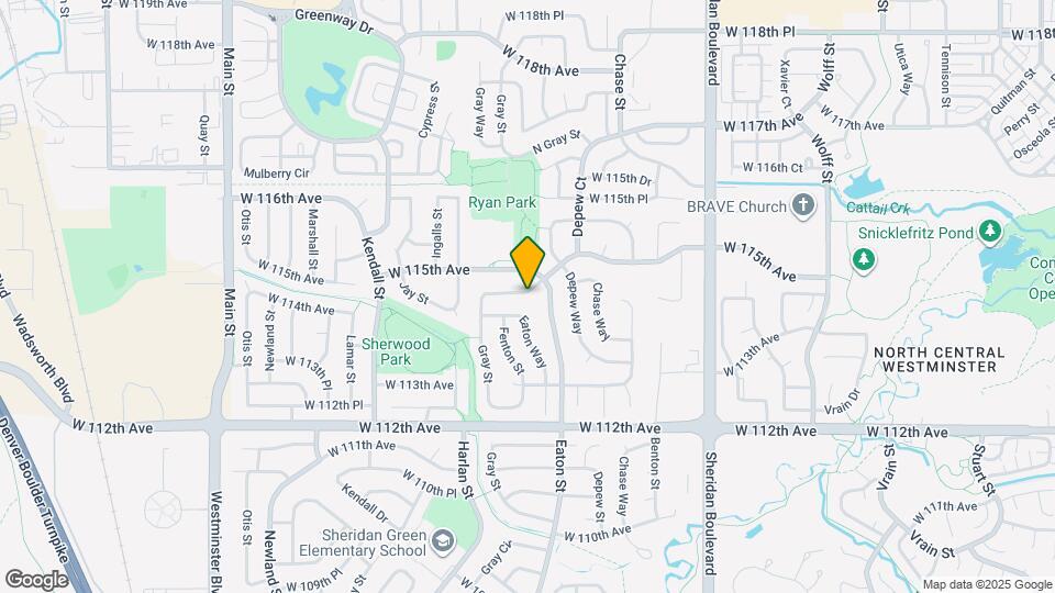 5742 W 114th Pl Map and Location Details