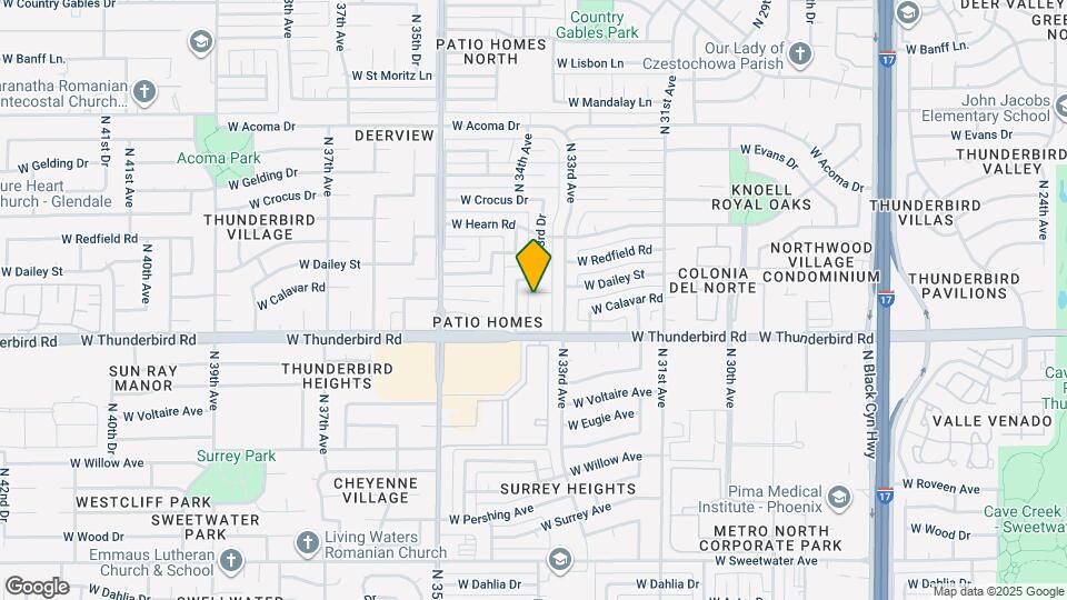 13824 N 33rd Dr Map and Location Details