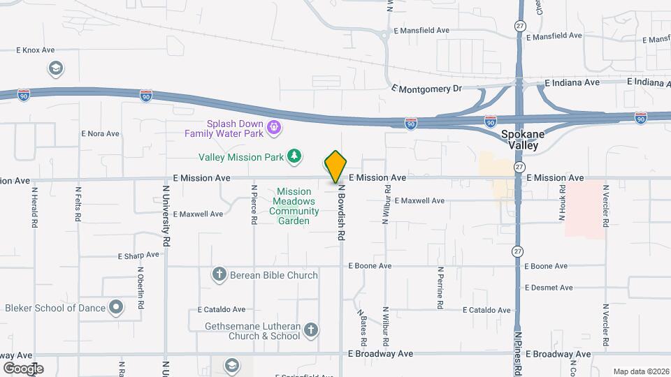 1521 N Bowdish Rd Map and Location Details
