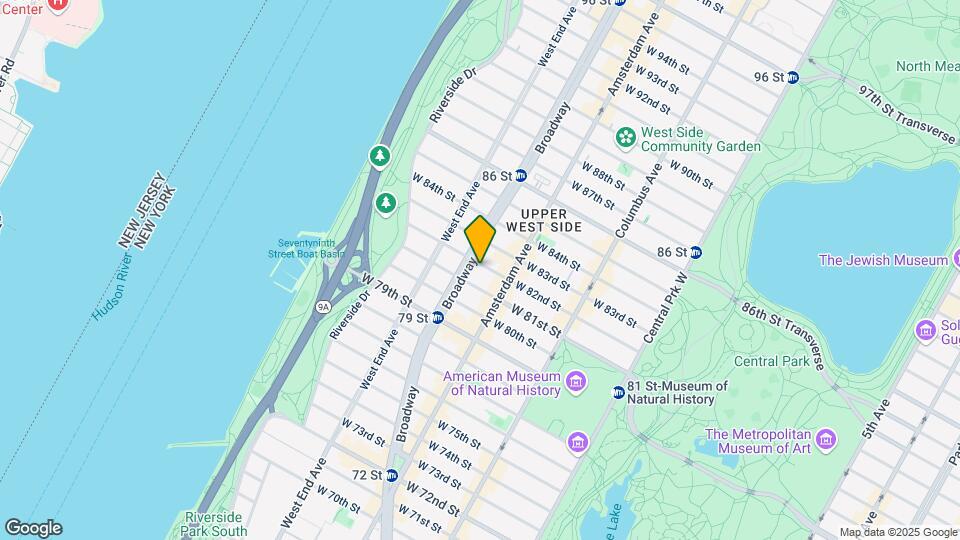 228 W 82nd St Map and Location Details