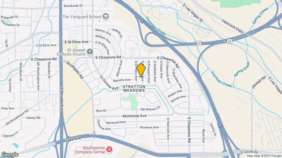 1928 S Franklin Ave Map and Location Details