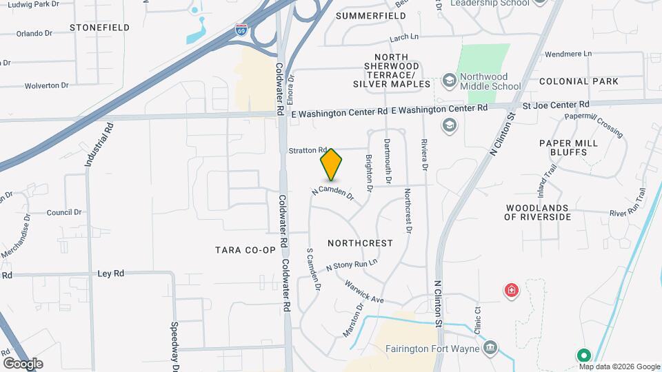 605 N Camden Dr Map and Location Details