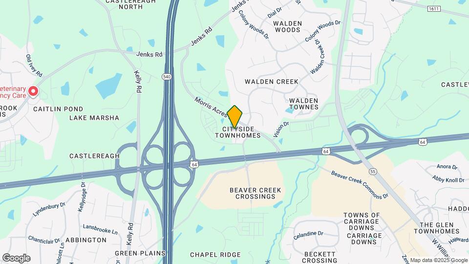 876 Queen City Cres Map and Location Details