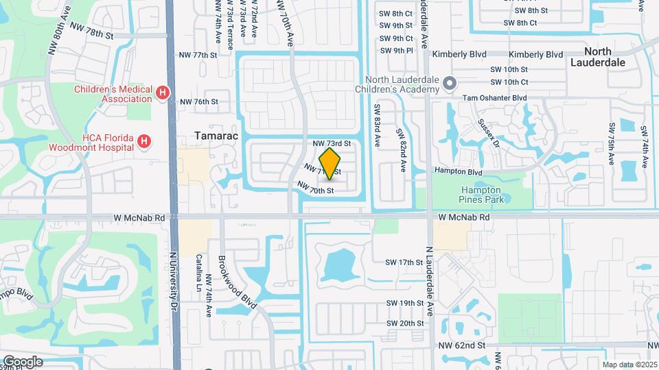 6712 NW 70th Ct Map and Location Details