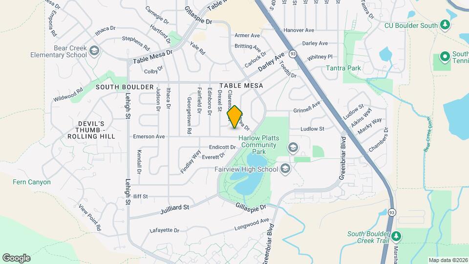 3655 Emerson Ave Map and Location Details