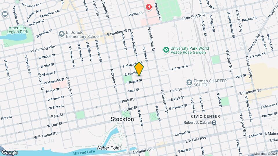 915 N San Joaquin St Mapa y Detalles de la Ubicación