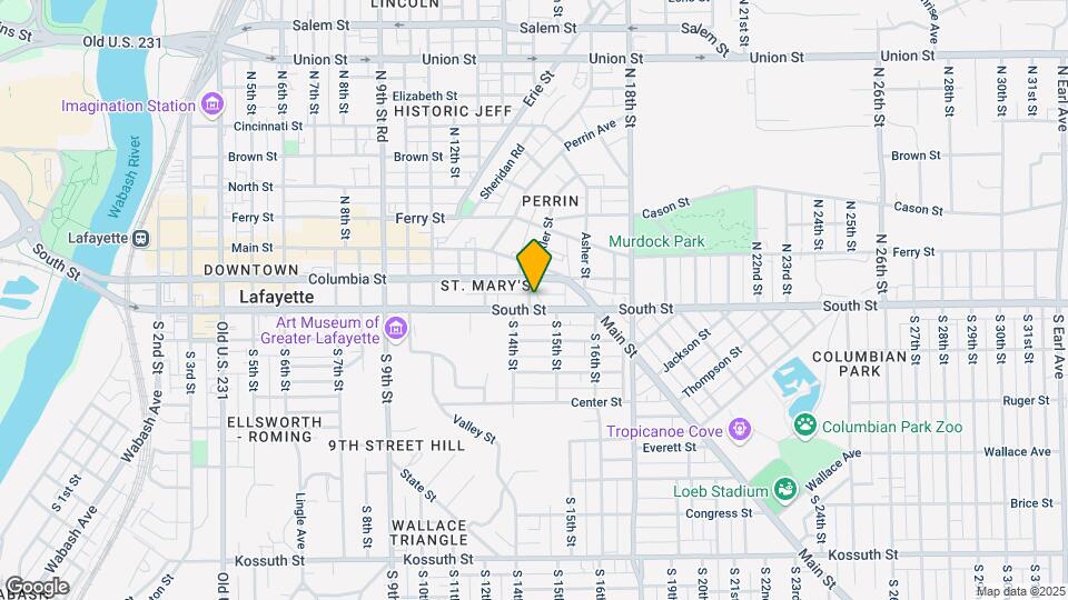 1416 South St, Unit A Map and Location Details