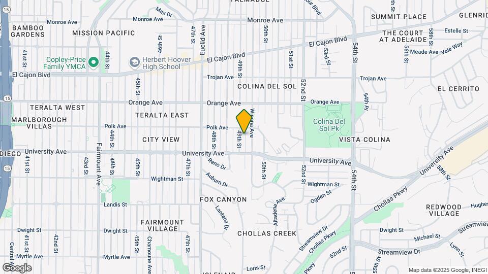 4057 49th St Map and Location Details