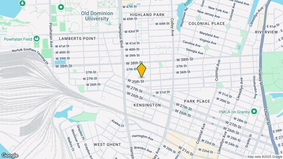 1028 W 35th St Map and Location Details