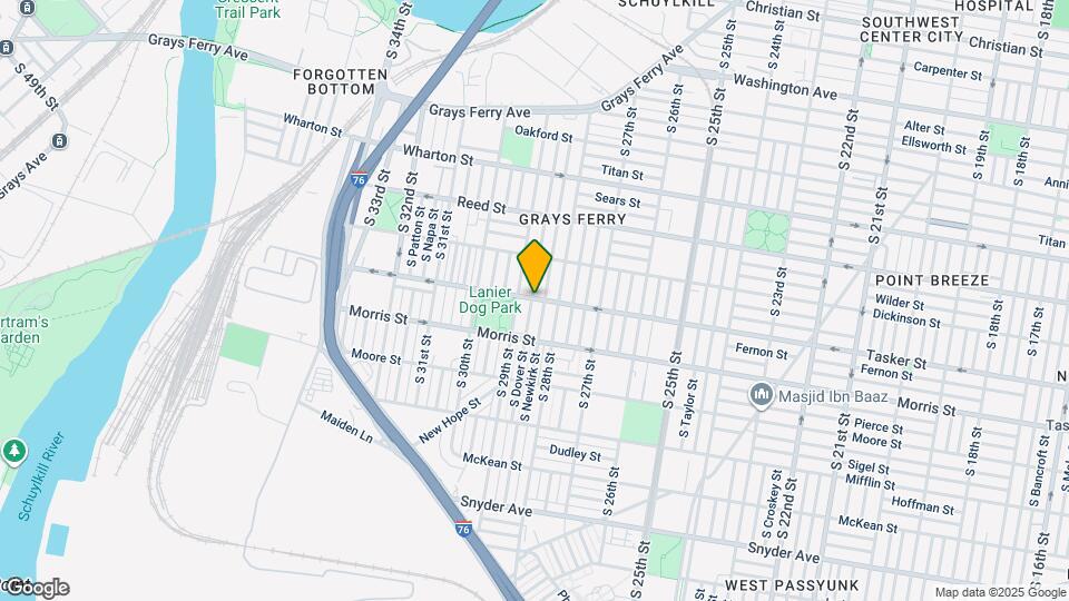 1603 S Dover St Map and Location Details