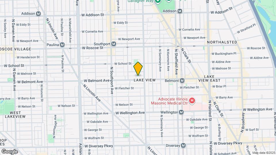 1222 W Belmont Ave, Unit G06C Map and Location Details