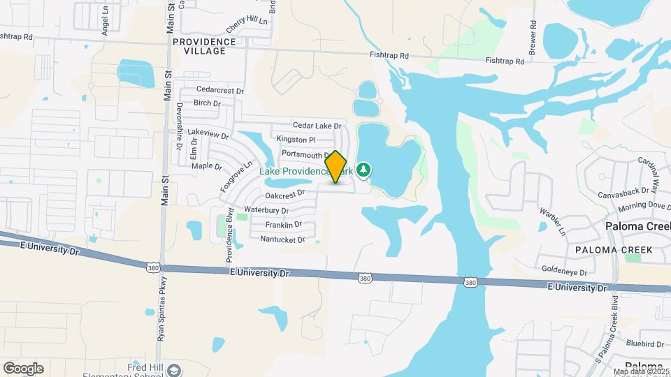 1425 Oakcrest Dr Map and Location Details