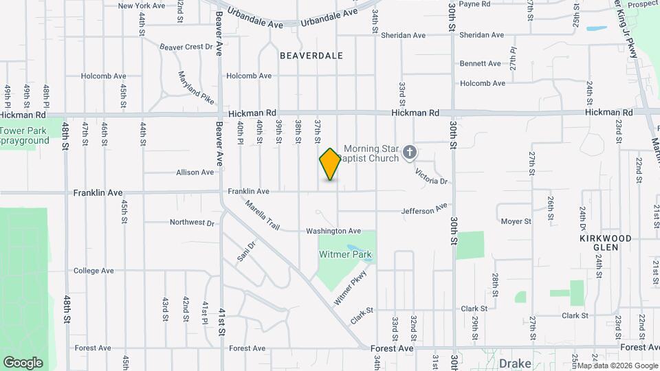 3607 Franklin Ave, Unit 3607 Franklin Ave Map and Location Details