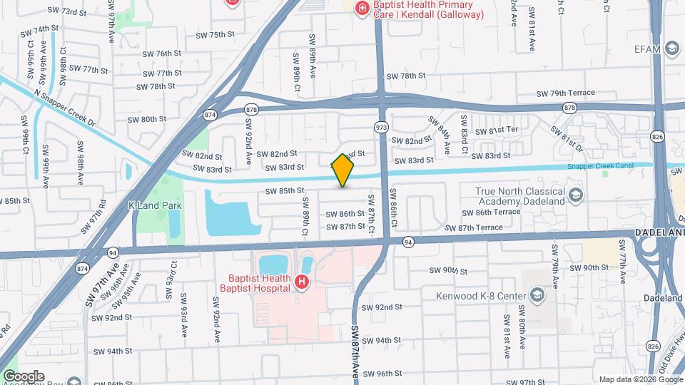 8820 SW 85th St Mapa y Detalles de la Ubicación