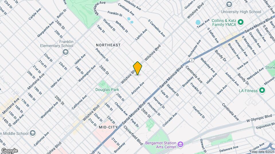 1825 Harvard St Mapa y Detalles de la Ubicación