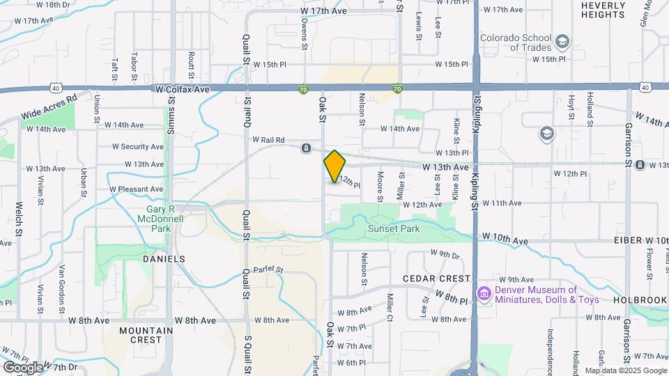 10755 W 12th Ln Map and Location Details