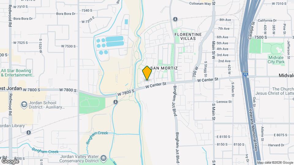 1039 W Rooftop Dr Map and Location Details