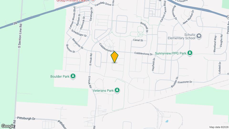 1118 Boulder Dr Map and Location Details