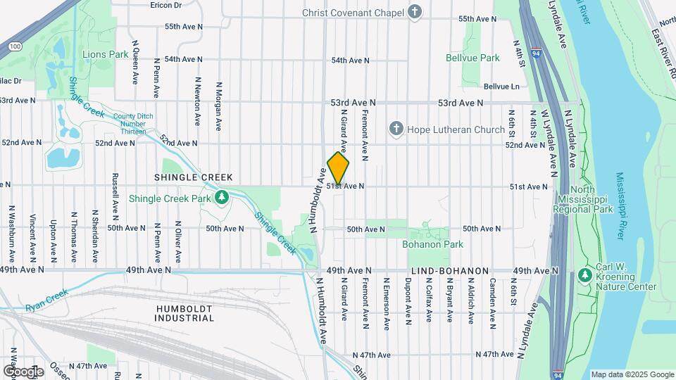 5053 N Girard Ave Map and Location Details