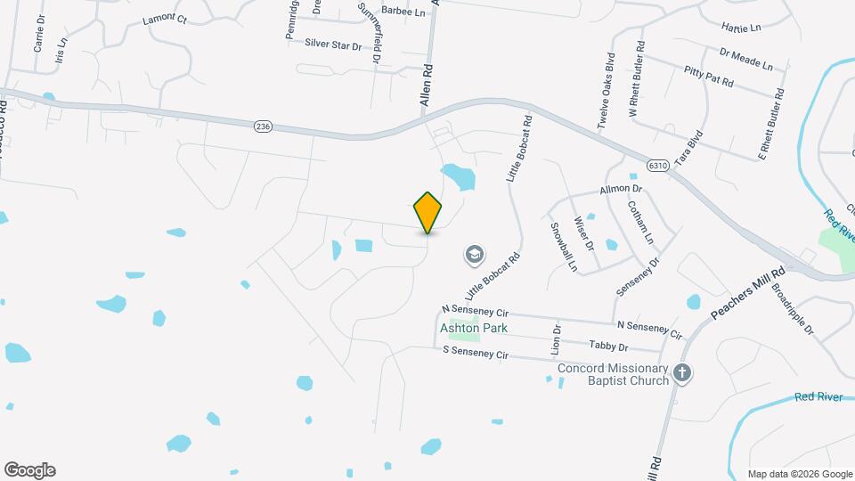 2616 Rafiki Dr Map and Location Details