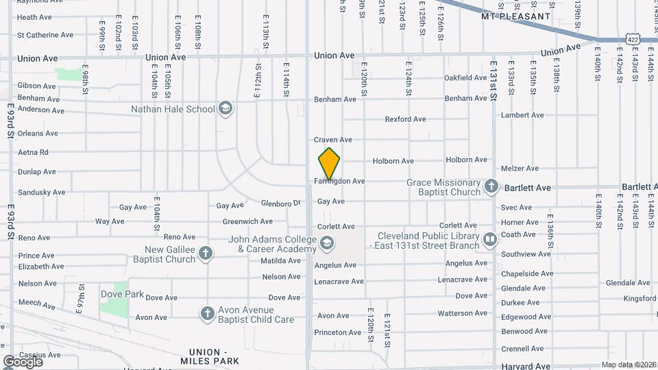 11706 Farringdon Ave Map and Location Details