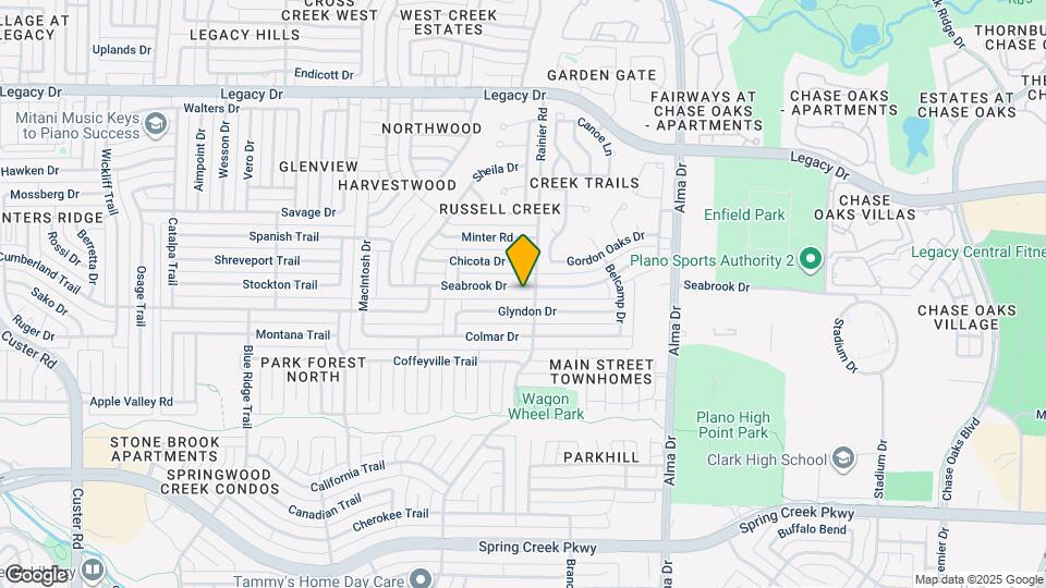 1304 Seabrook Dr Map and Location Details
