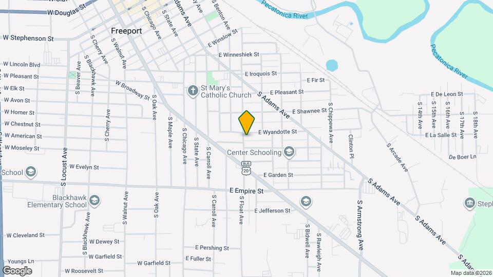 911 S Float Ave Map and Location Details