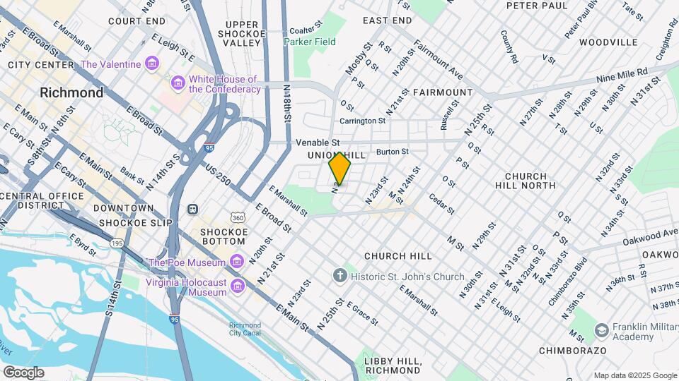 517 N 21st St Map and Location Details