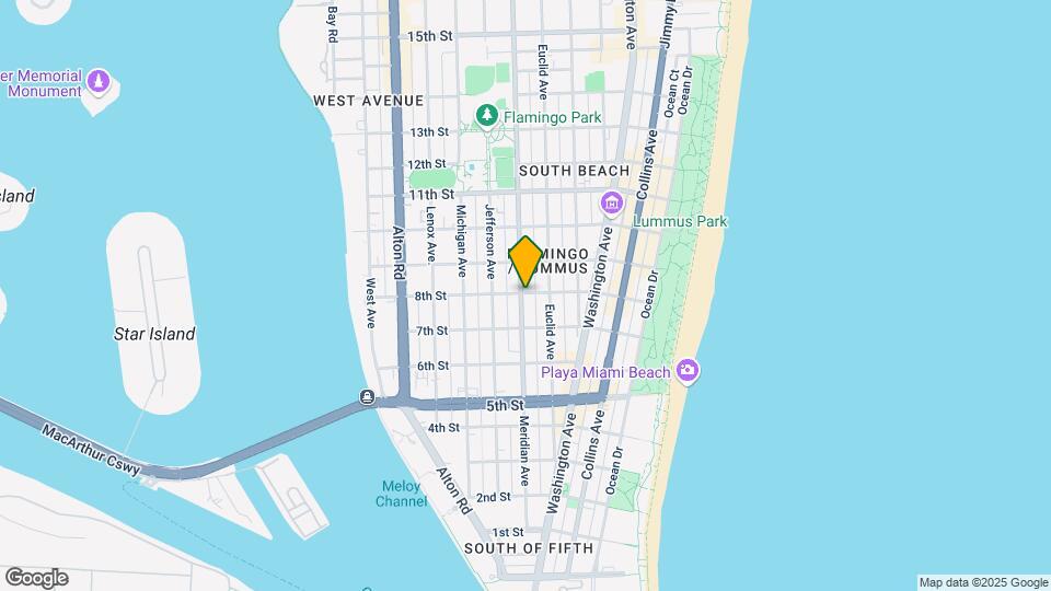 759 Meridian Ave, Unit 2 Map and Location Details