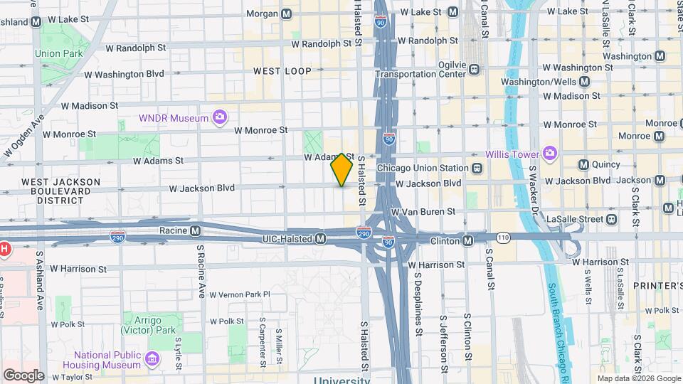 310 S Green St Map and Location Details