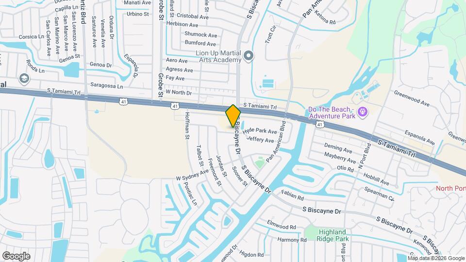 8010 Hyde Park Ave Mapa y Detalles de la Ubicación