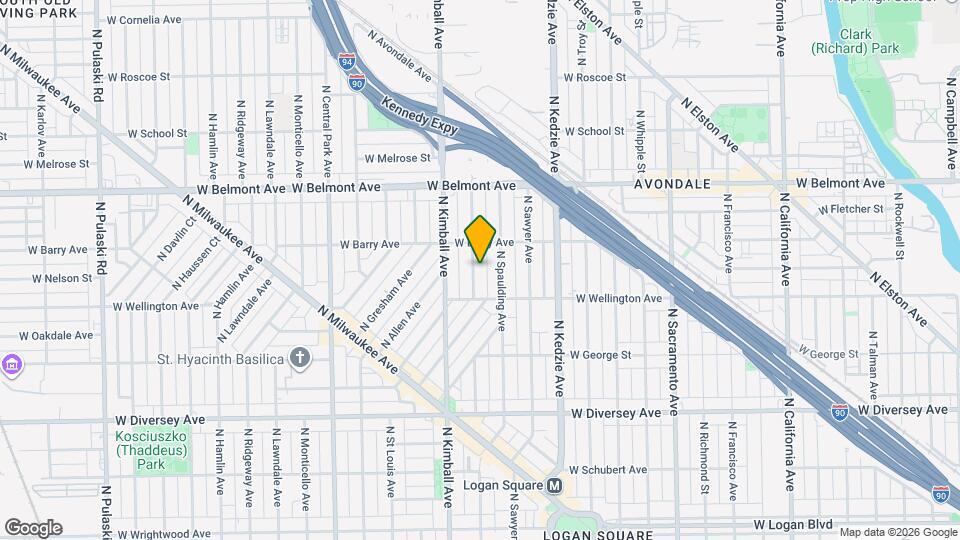 3029 N Christiana Ave Map and Location Details