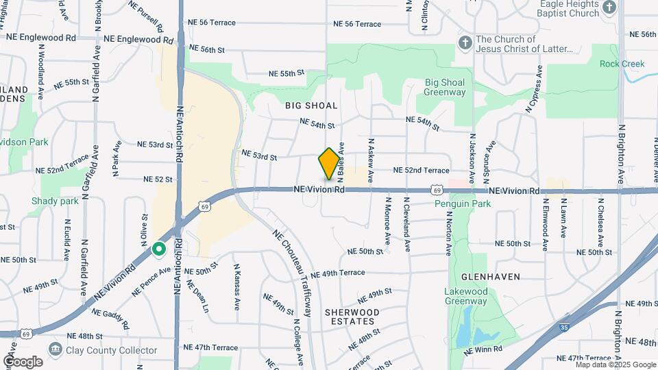 5201 N Indiana Ave Map and Location Details