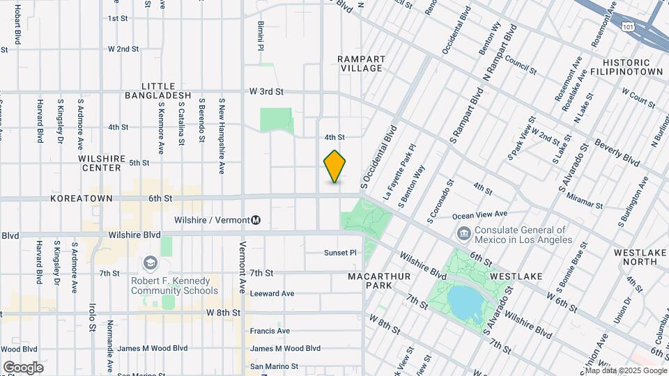 531 S Commonwealth Ave Map and Location Details