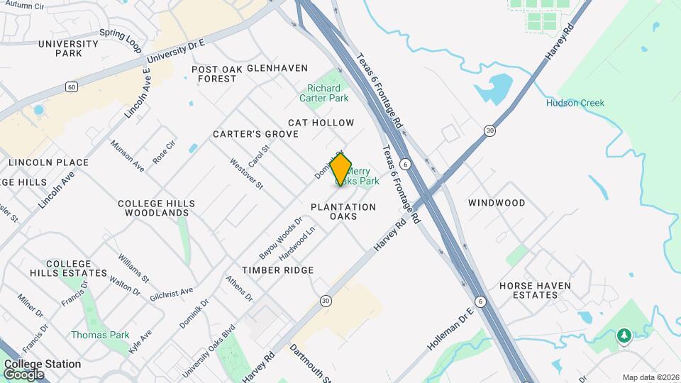 1405 Magnolia Dr Map and Location Details