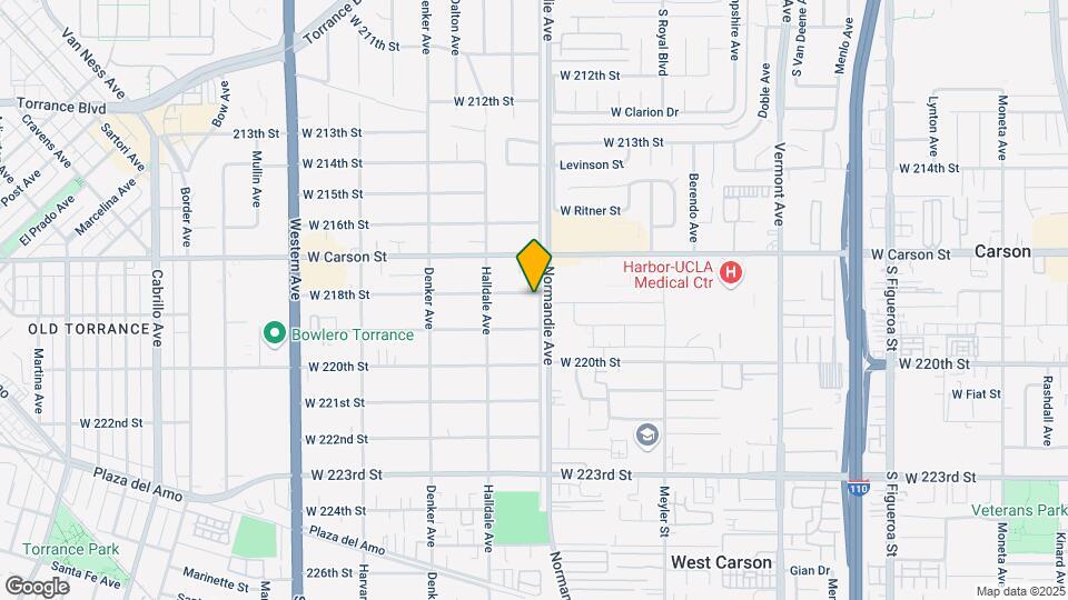 1300 W 218th St Map and Location Details
