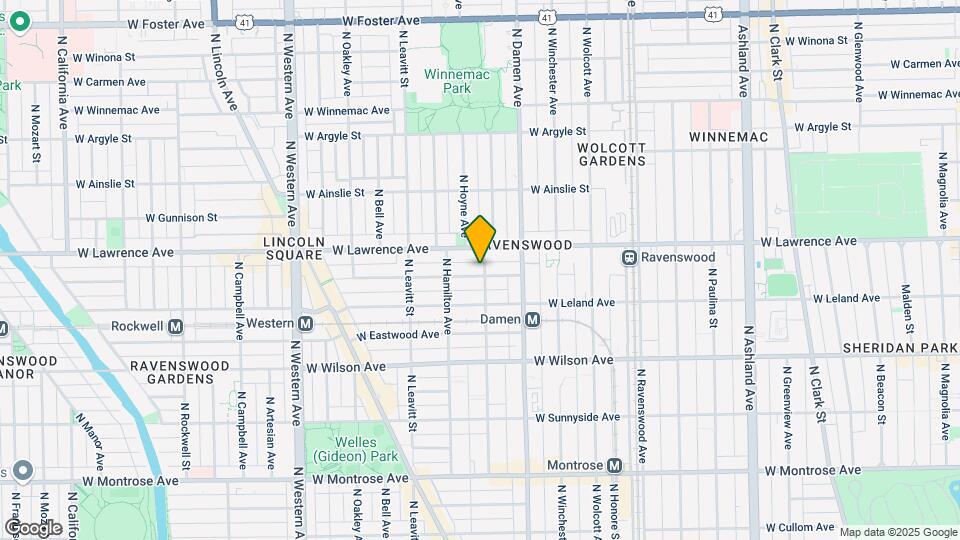 2100 W Giddings St, Unit 1A - 1 Bed Mapa y Detalles de la Ubicación
