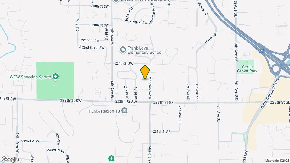 22530 Meridian Ave S Mapa y Detalles de la Ubicación